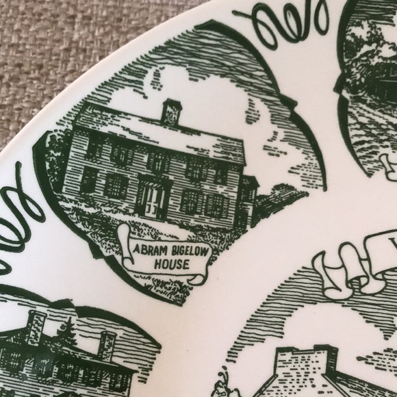 Vintage 1979 Kettlesprings Kilns Weston, MA Heritage Plate - Picture 9 of 12